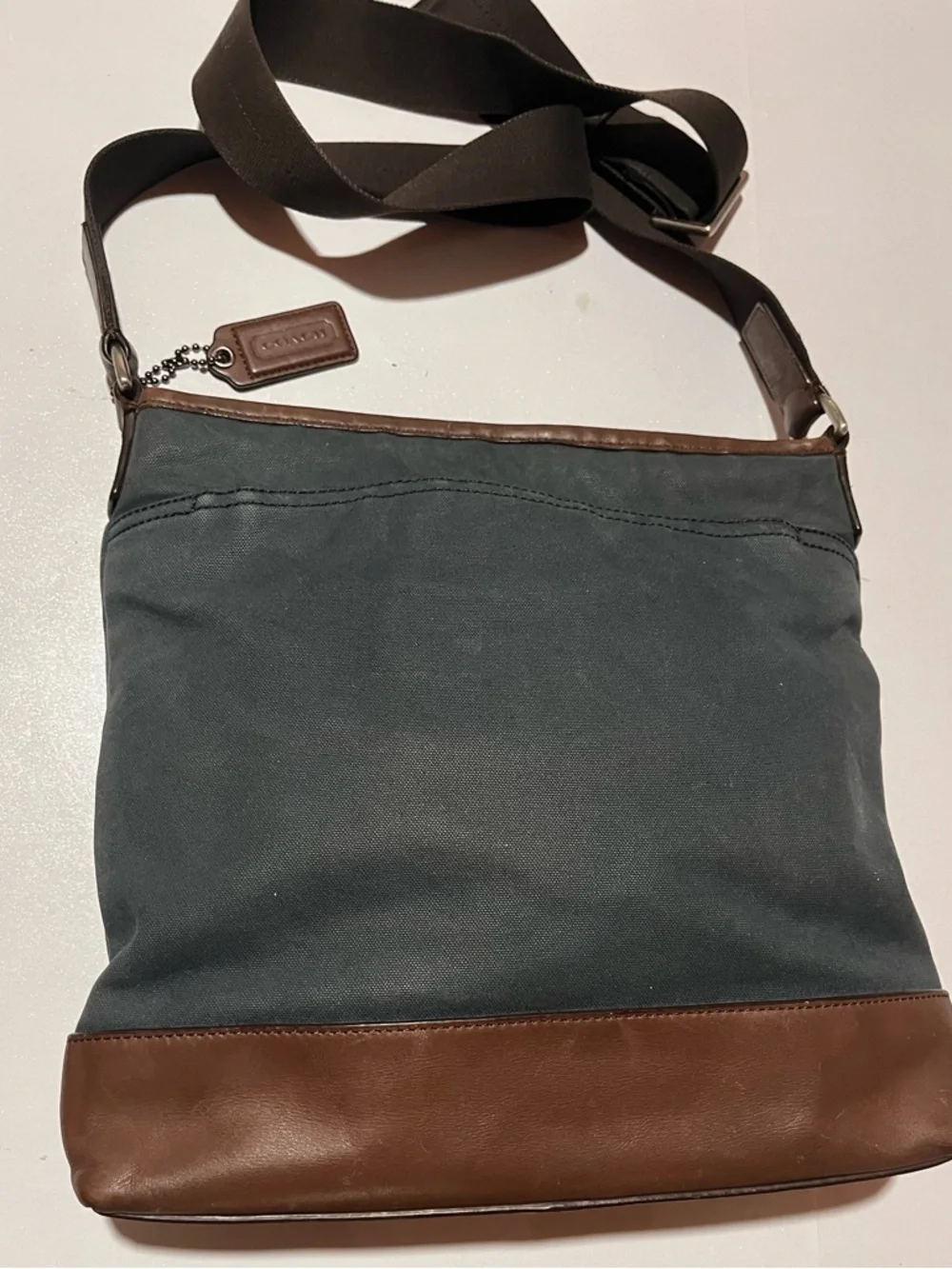 Coach Canvas Leather Crossbody Bag